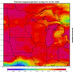 Improving parameterization of atmospheric emissivity of a regional model for evapotranspiration estimation